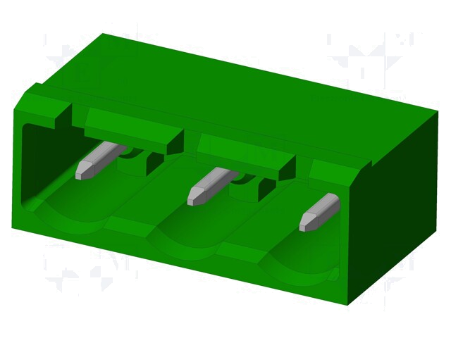 Connector: ontkoppelbare terminal strip; contact; mannelijk Connector: ontkoppelbare terminal strip; contact; mannelijk